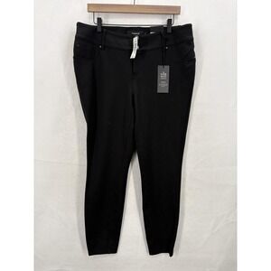 Torrid Jegging Pants Womens 16R Black Ponte Noir Pant Collection Stretch Plus